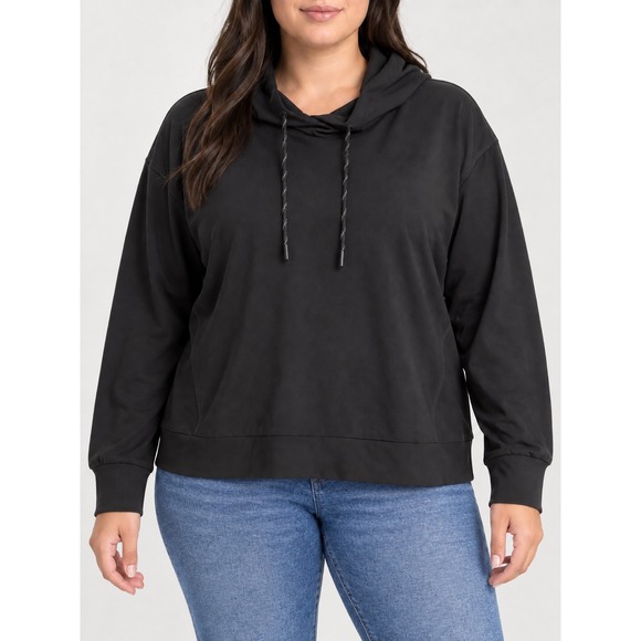 FLX Tops - FLX Travel Leisure Sweatershirts Hoodie Womens XL Black  Pullover NEW
